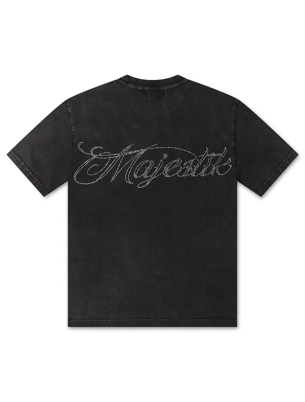 Majestik Keep it Movin Garment Dyed Tee - Black