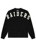 Pro Standard Raiders Wingspan Drop Shoulder Crewneck - Black