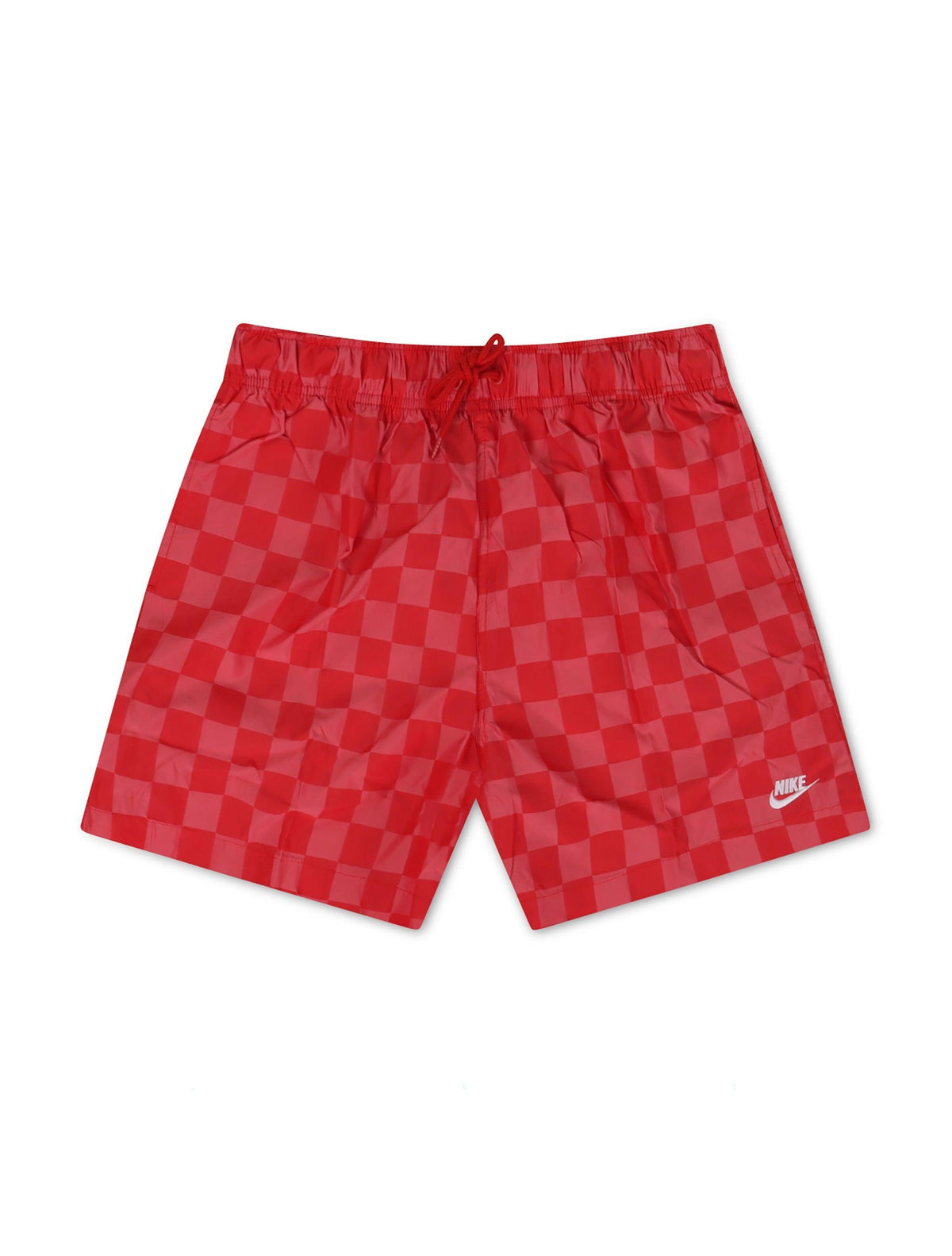 Nike Mens Club Shorts - Checkered Red