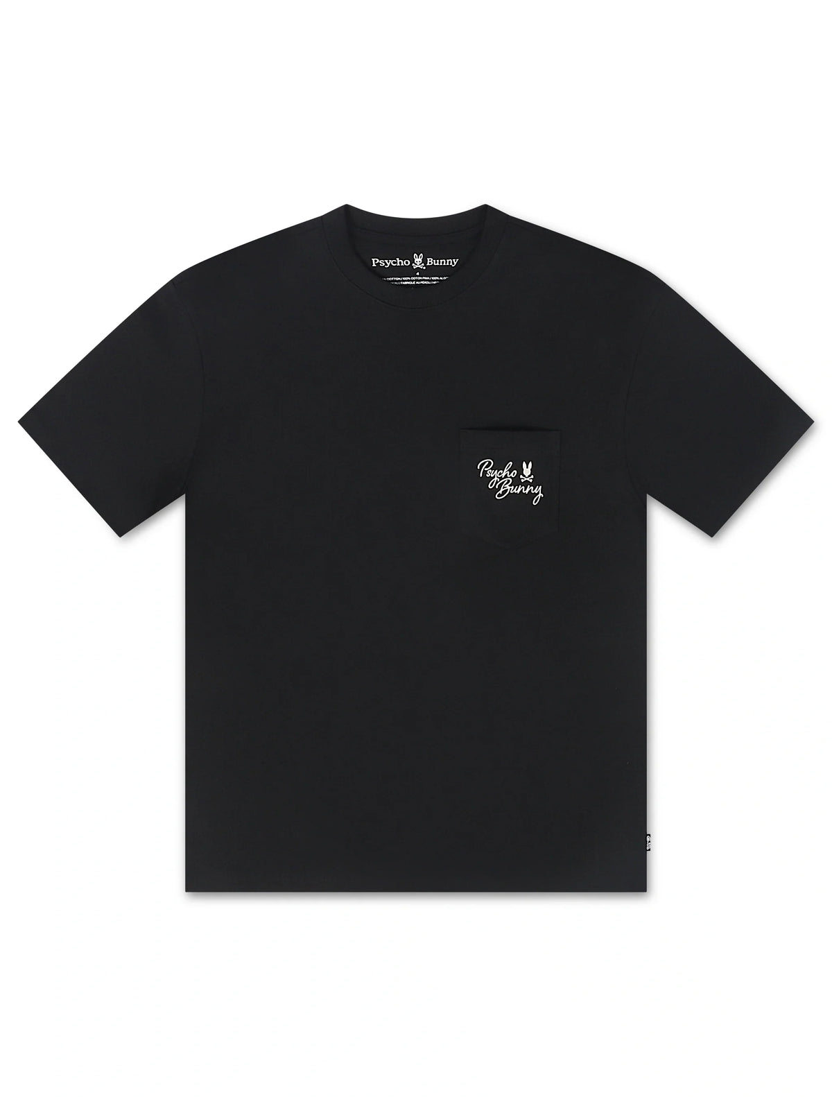 Psycho Bunny Desert Relaxed Pocket Tee - Black