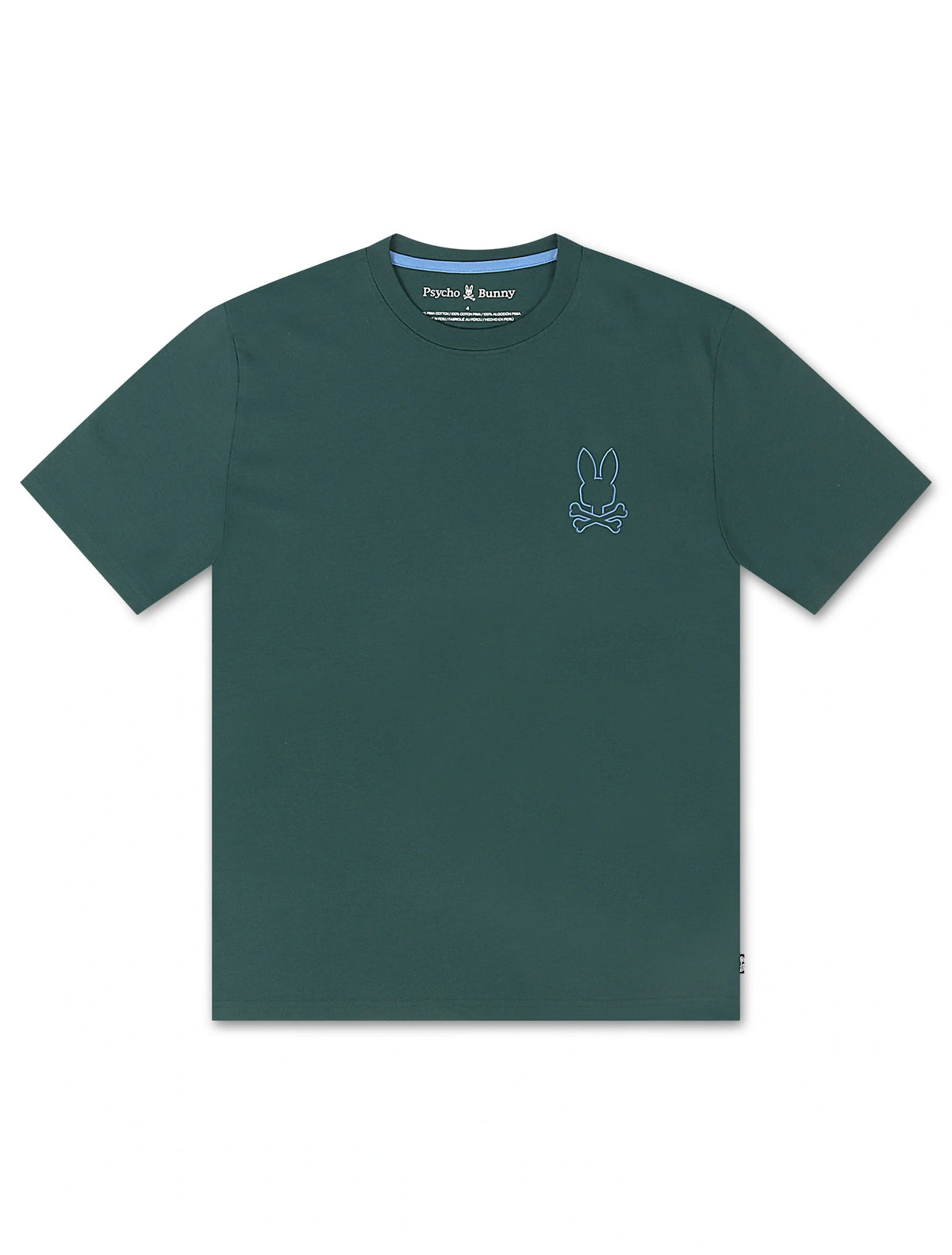 Psycho Bunny Hamilton Embroidered Tee  - Seamoss