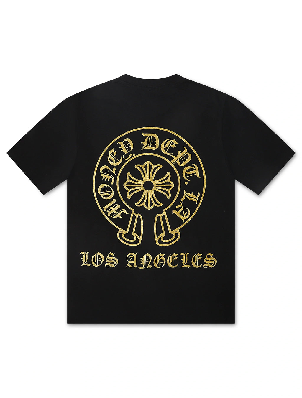 Money Dept. Vintage Old English Tee - Black/Gold