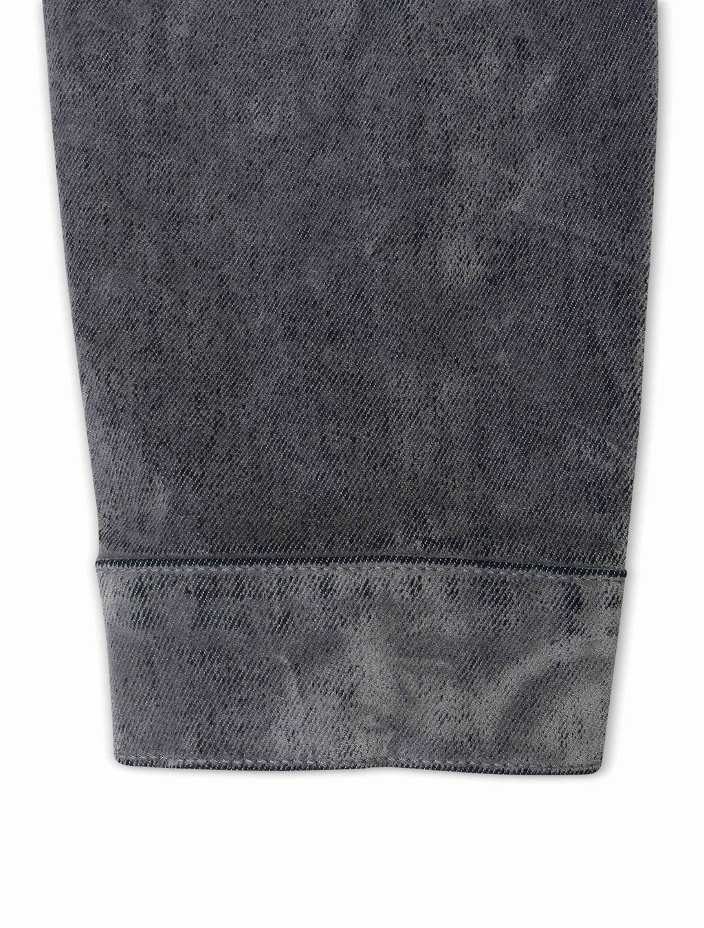 Vicious Denim Velvet Coated Denim Jacket - Grey