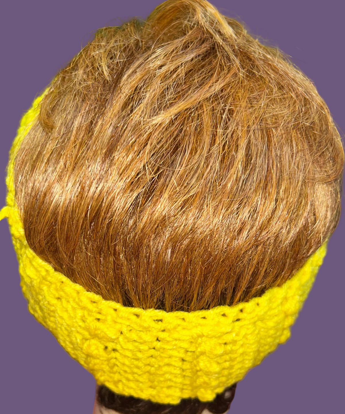 Yellow Handmade Crocheted Headband