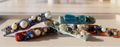 Magnetized colorful handcrafted clothes pins