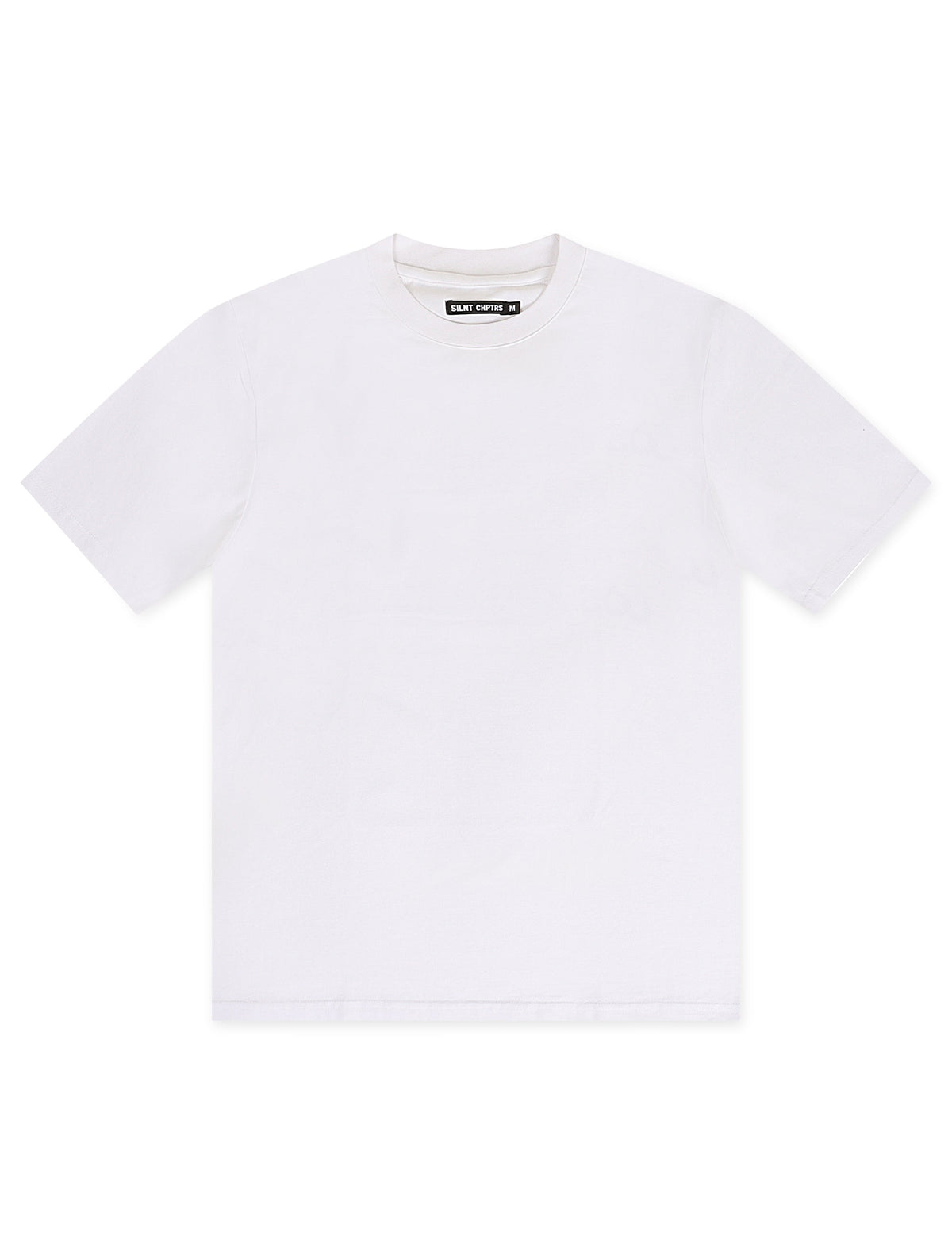 Silent Chapters Point Blank Oversized Tee - White