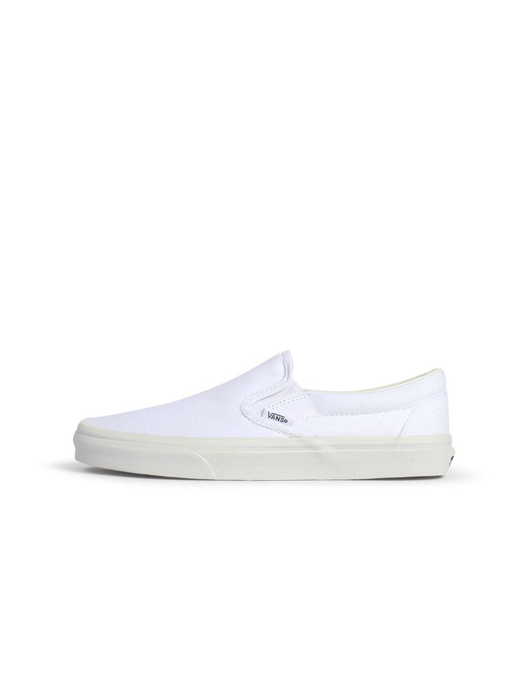 Vans Big Kids Classic Slip On - True White