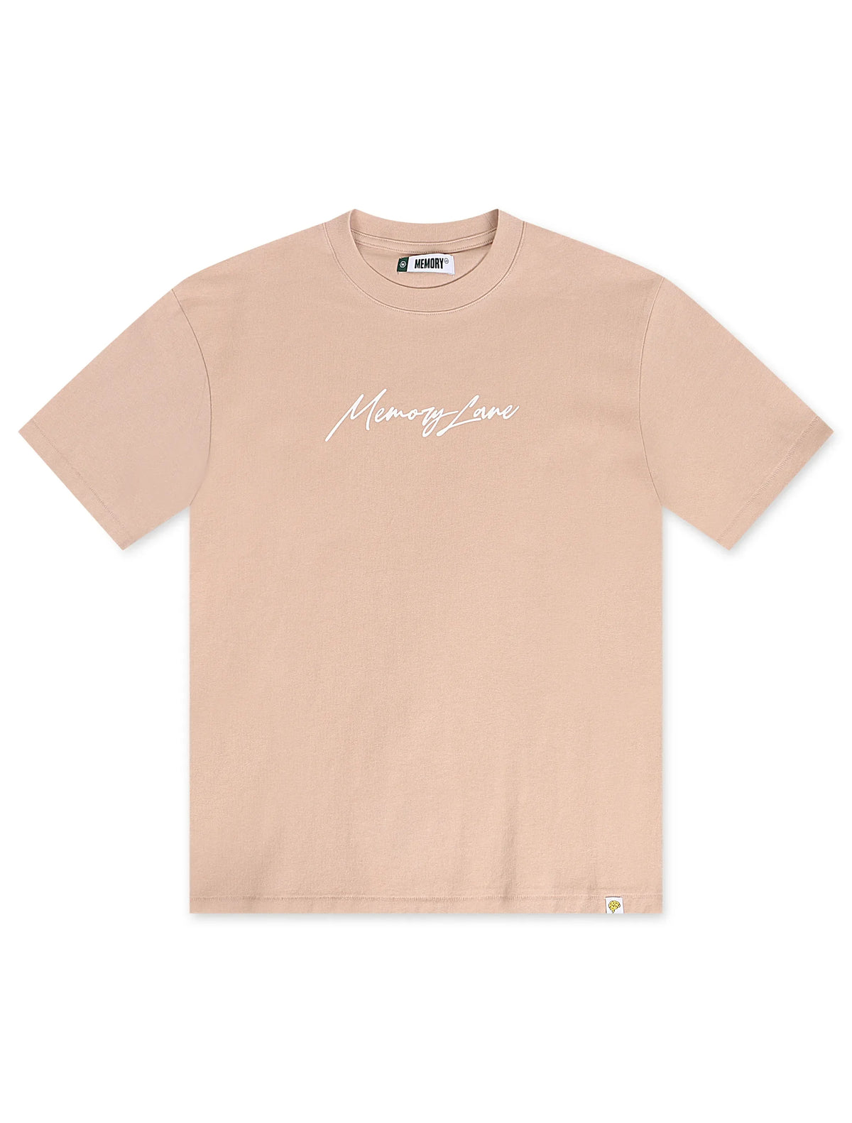 Memory Lane Script Logo Tee - Salmon