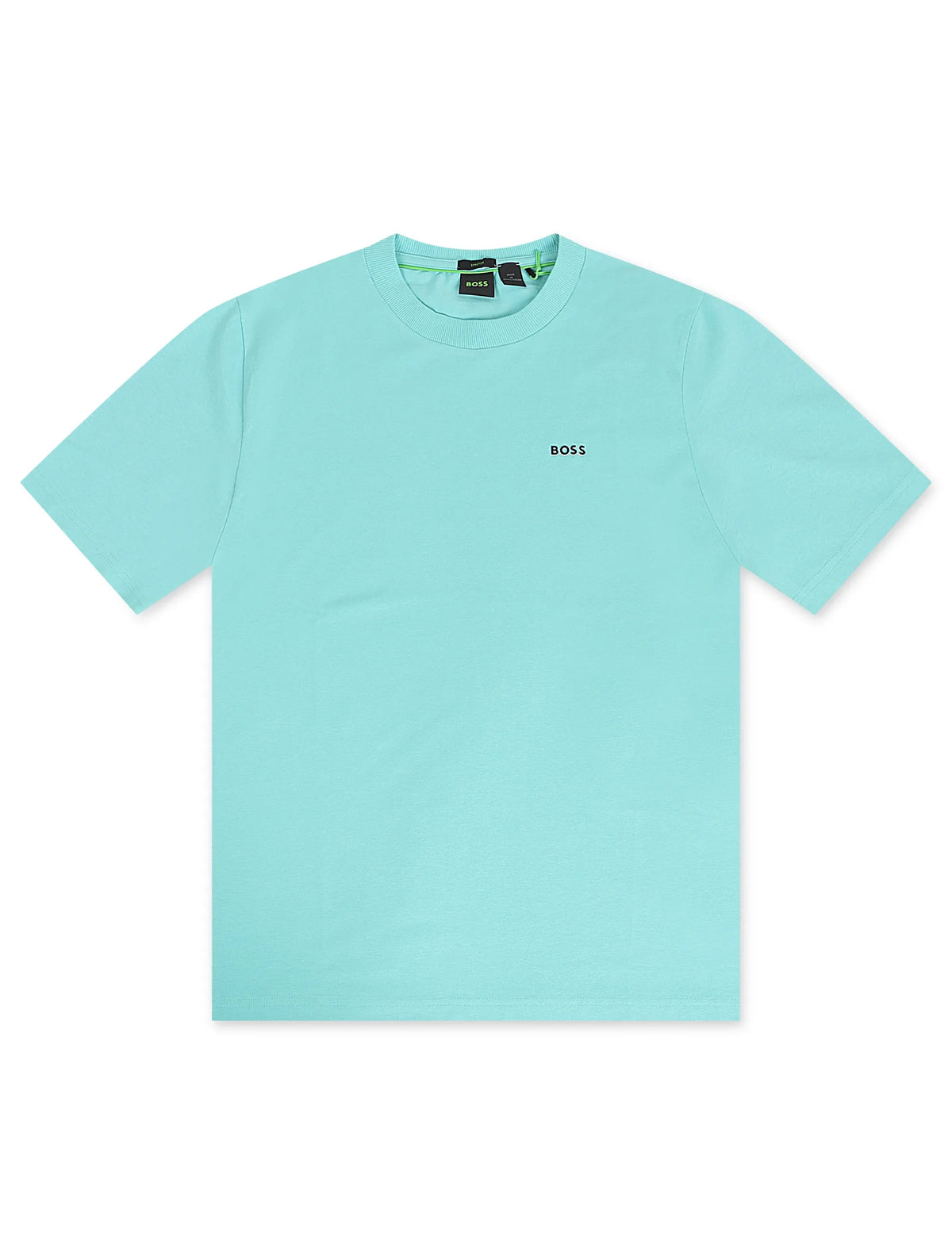 Boss Green Contrast Logo Tee - Teal