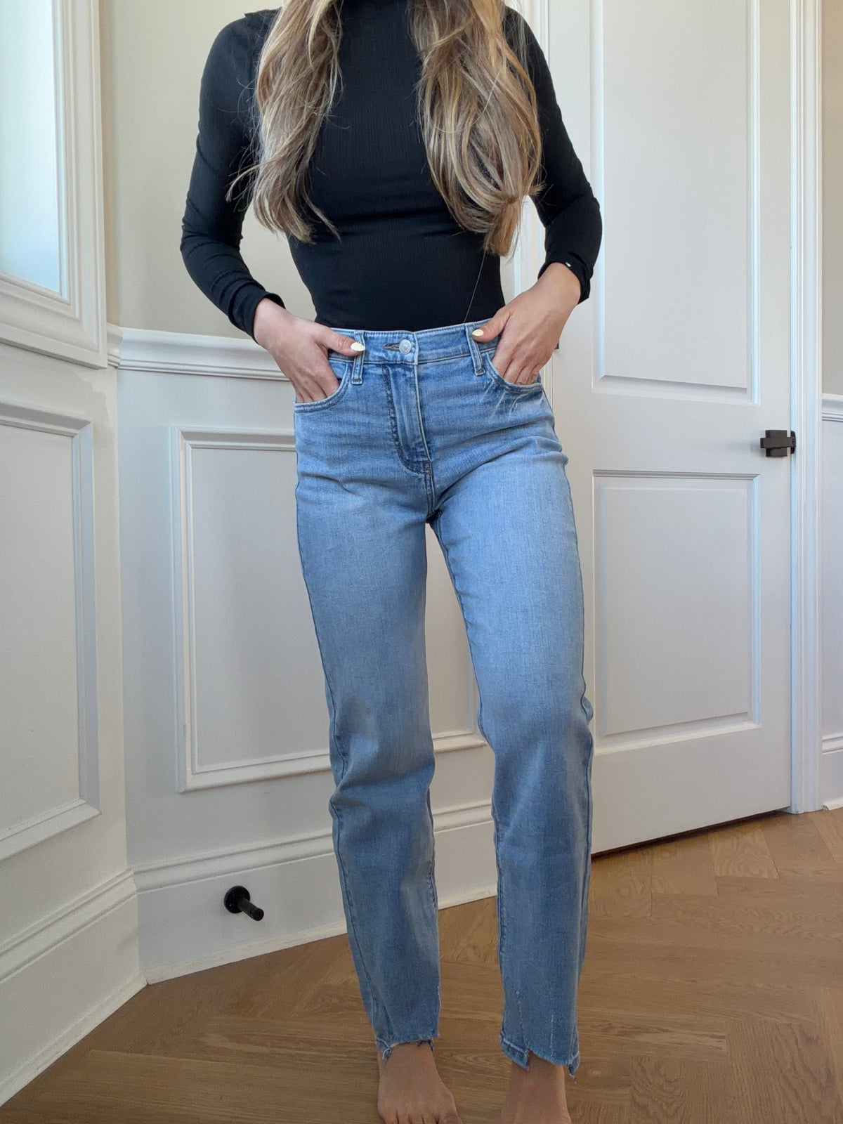 Jupiter High Rise Straight Leg Jeans