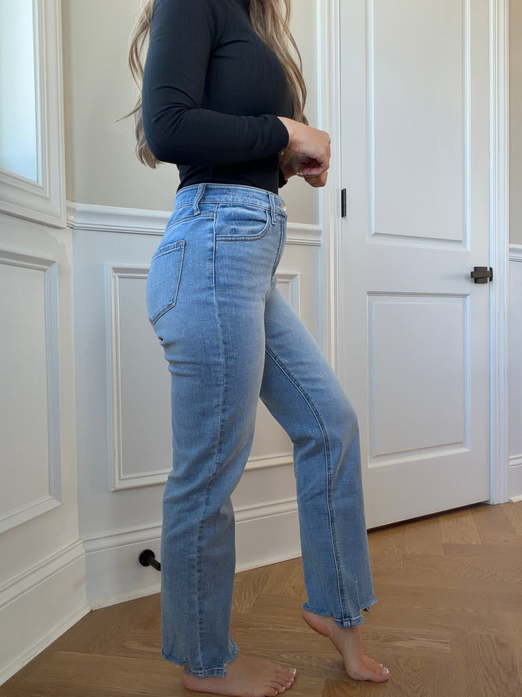 Jupiter High Rise Straight Leg Jeans