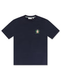 Lacoste Embroidered Badge Tee - Navy