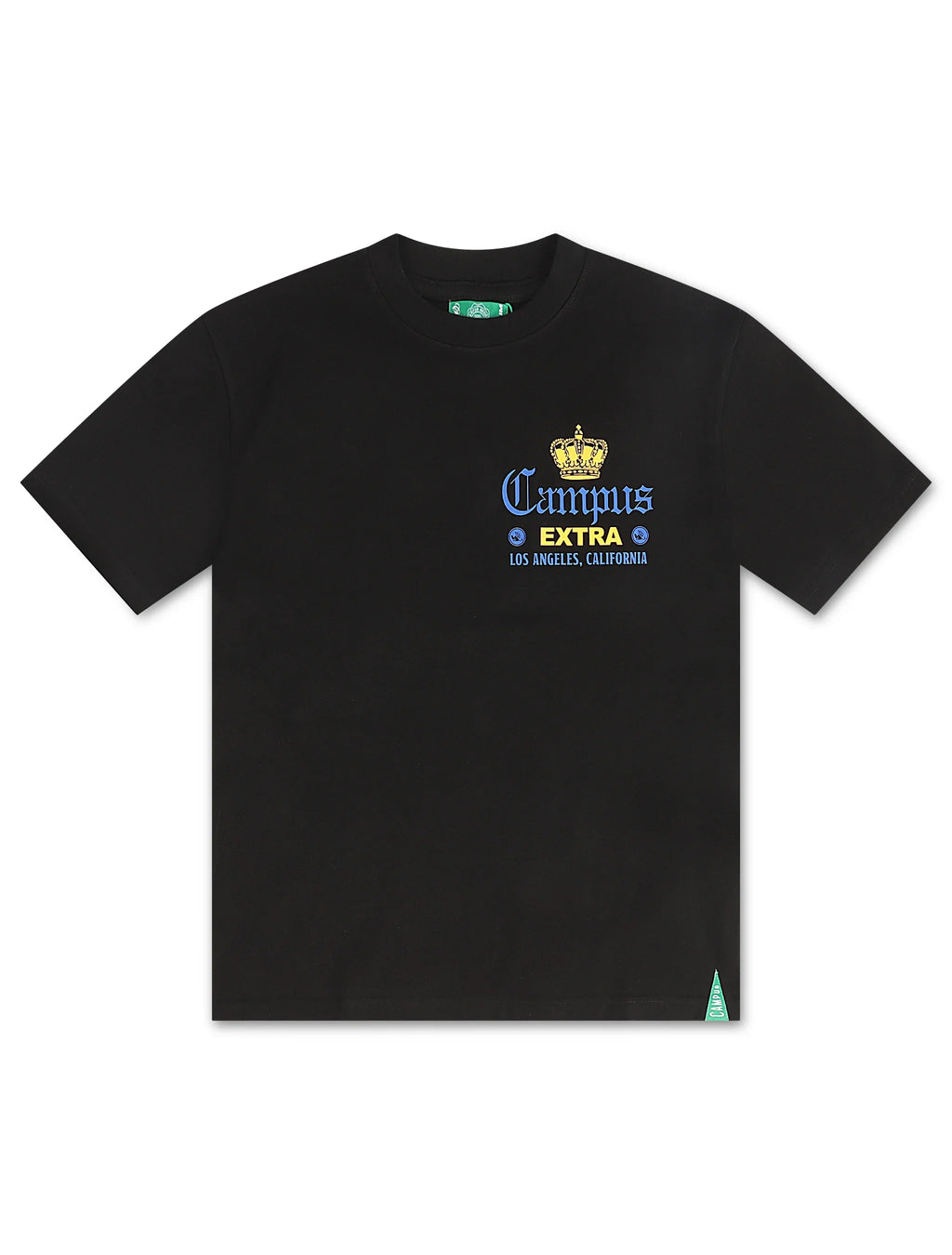 Campus La Via Cropped Tee - Black