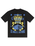 Campus La Via Cropped Tee - Black