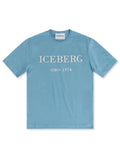 Iceberg Logo Tee - Sky Blue