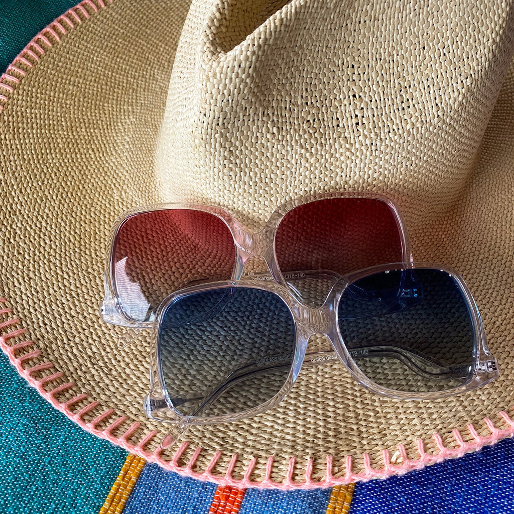 Granny-Chic Polarized Oversized Sunglass - Mia