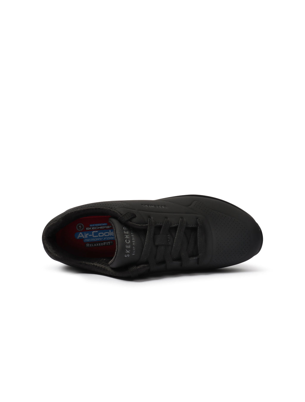 Skechers Womens Work Relaxed Fit Uno SR - Black