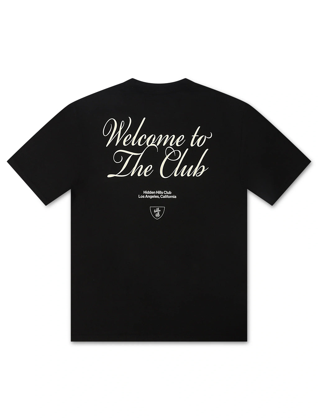 Hidden Hills Welcome to the Club Tee - Black