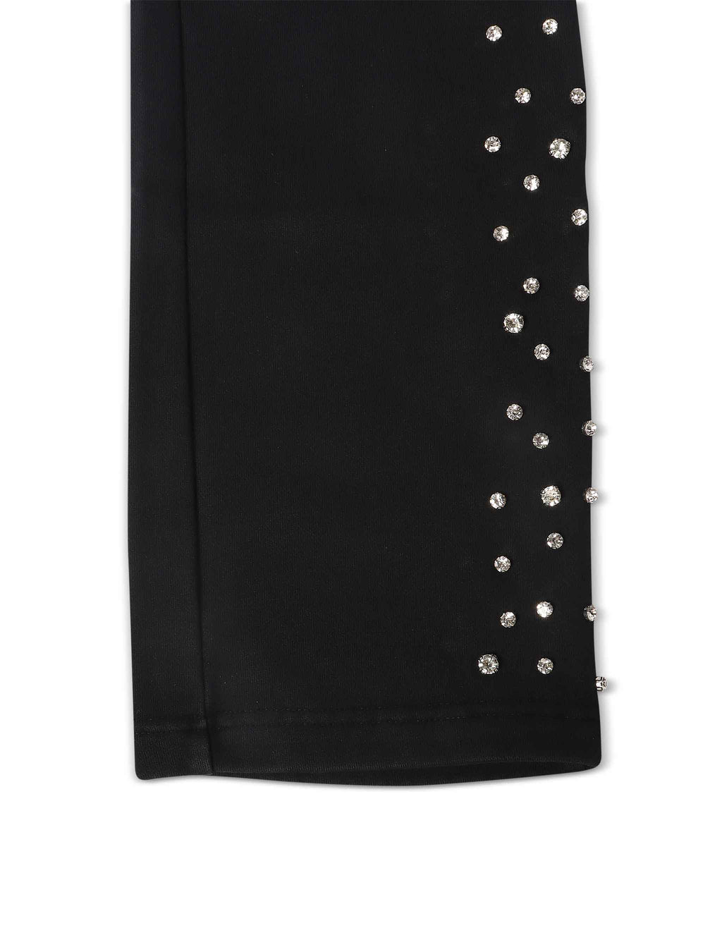 Embellish Ice Lounge Rhinestone Sweatpants - Black