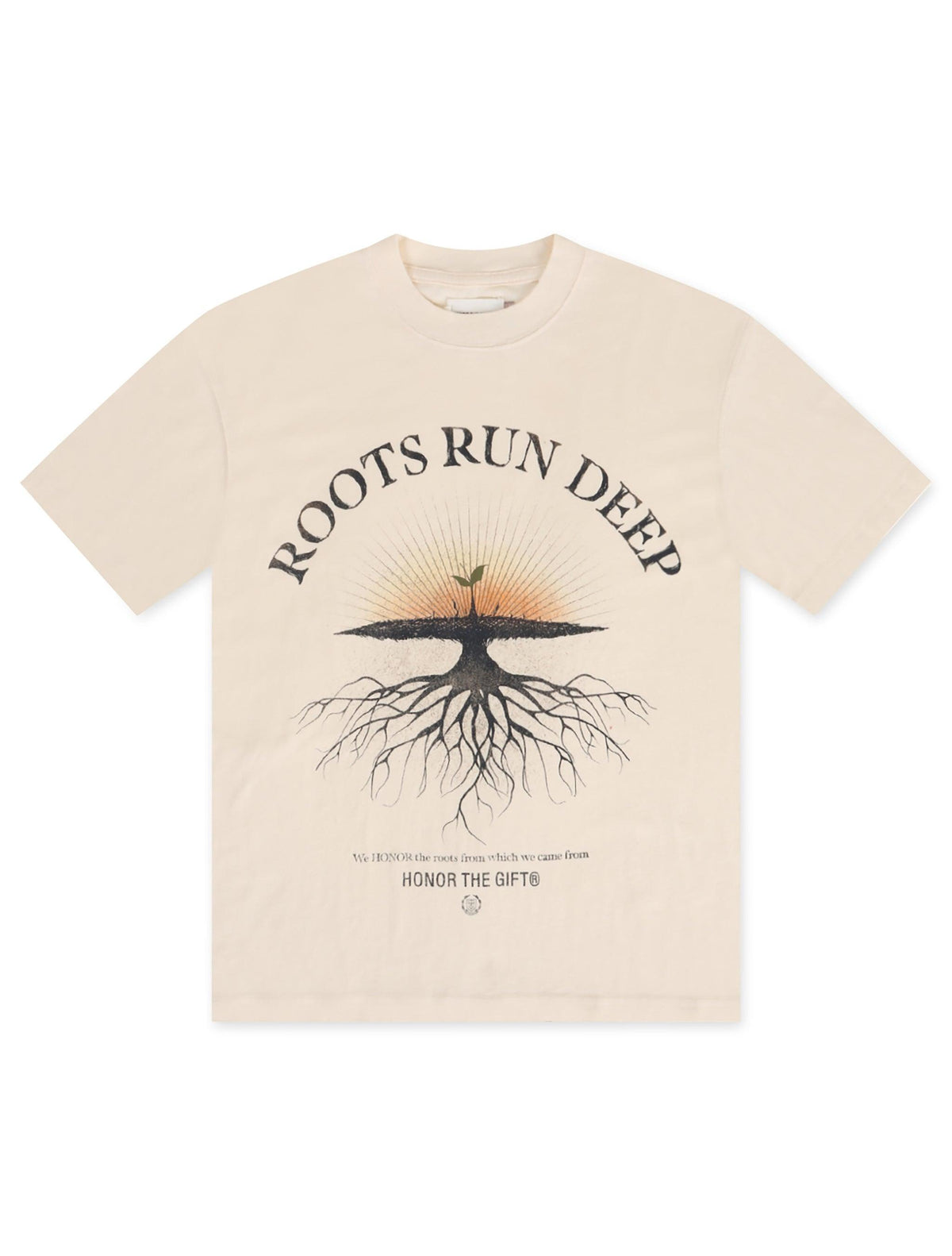 Honor The Gift Roots Run Deep Tee - Bone