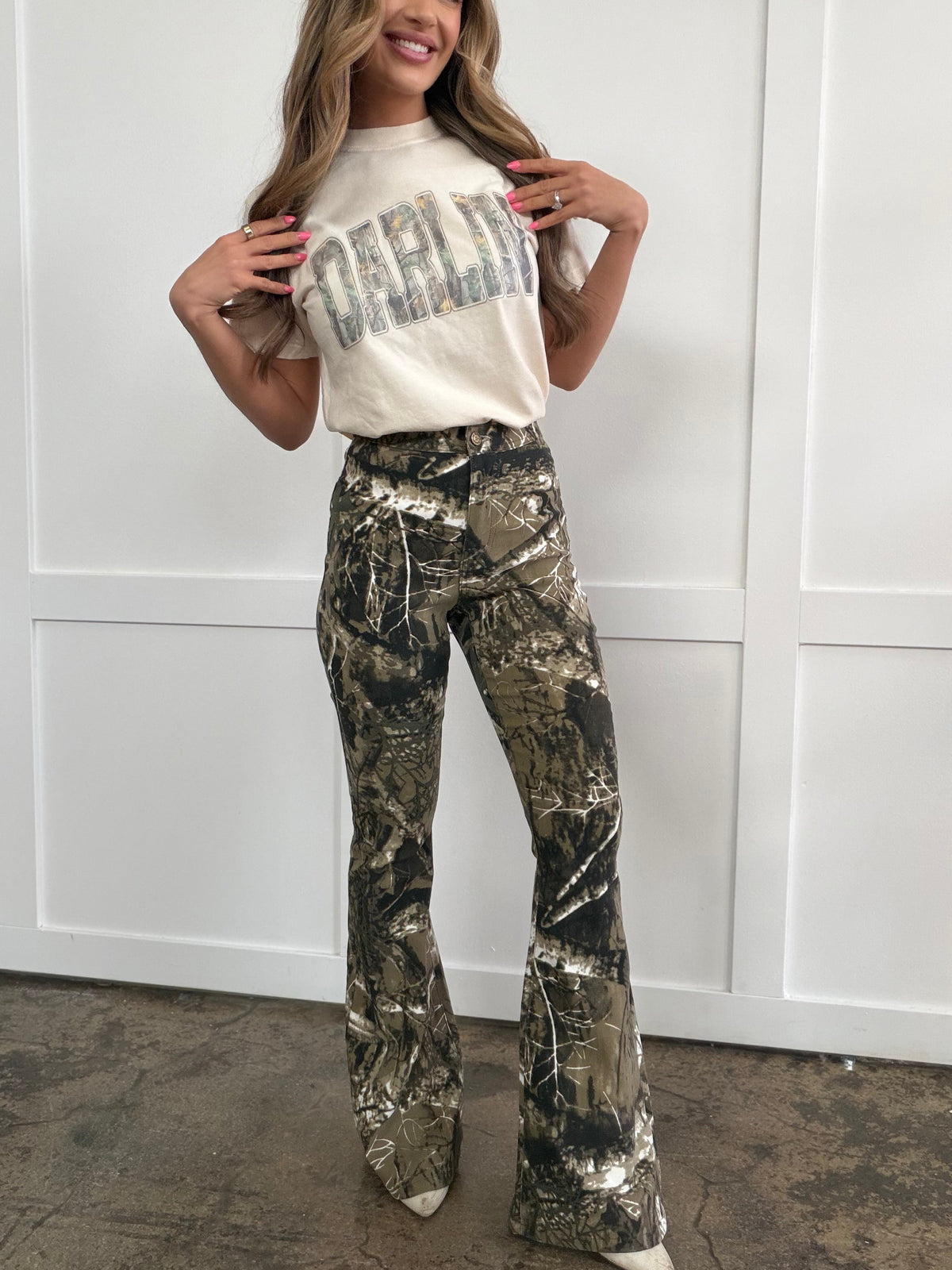 Pattern Flare Bundle (1 Fiona Flare + 1 Surprise Graphic Tee)