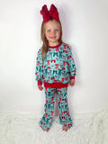 Christmas bows lounge set
