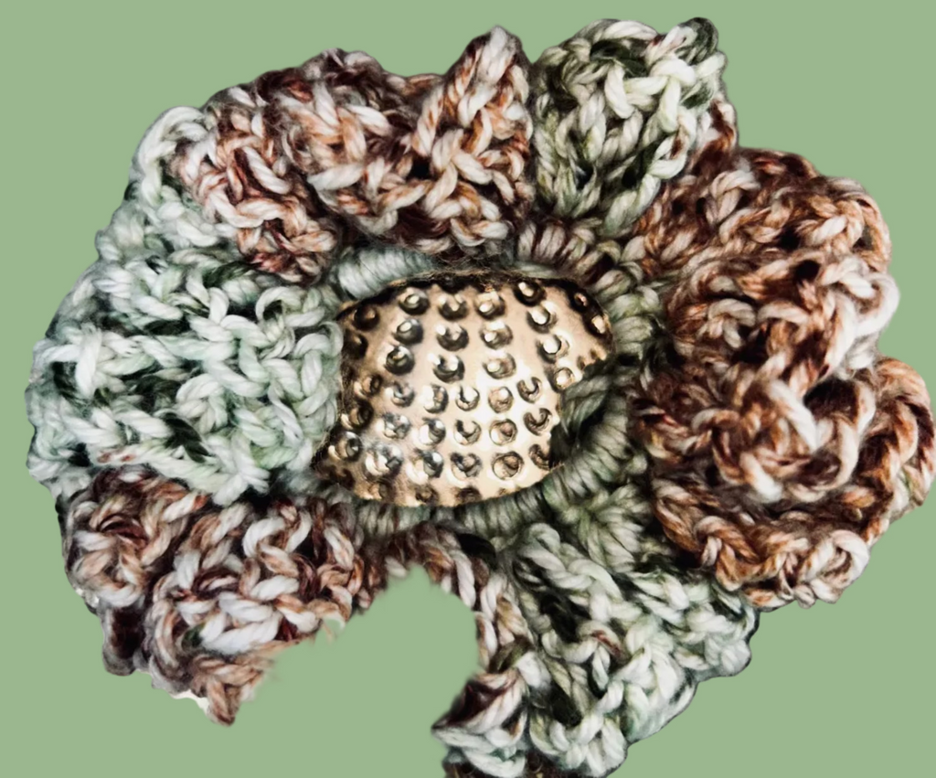 Set of 4 Handmade Crocheted Hair Scrunchies