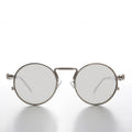 Round Silver Goth Steampunk Sunglass - Ivan 1
