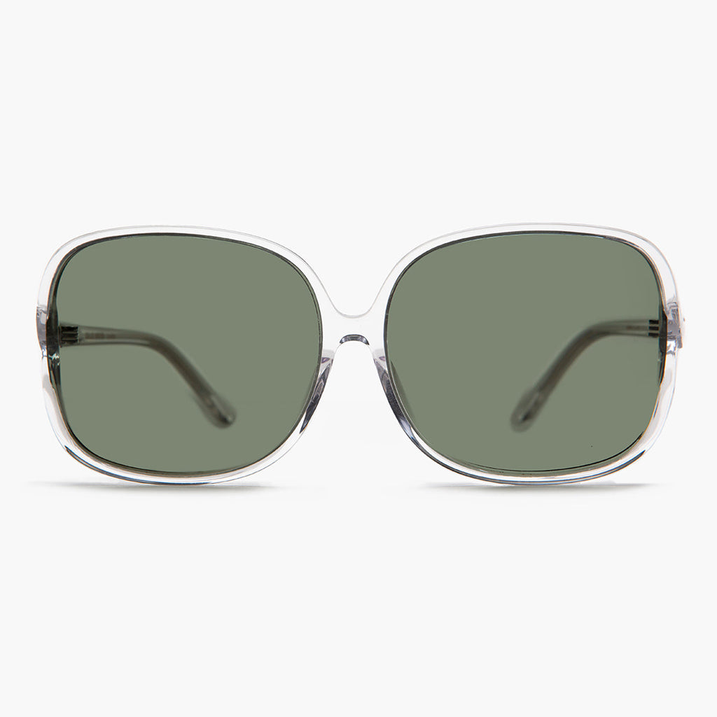 Oversized Square Sunglass with Polarized Lens - Jackie
