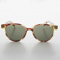Round Horn Rim Cat Eye Women's Vintage Sunglass - Jackson