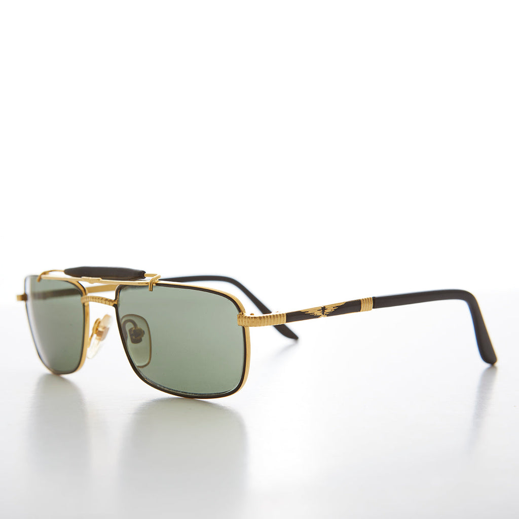Gold 90s Vintage Pilot Sunglass - Kit