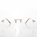 Fancy Rimless Reading Glasses - Lamont