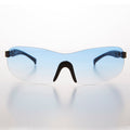 Y2K Wrap Shield Rimless Vintage Sunglass - Lance