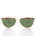 Unique Angular Gold 80s Sunglass - Lasky