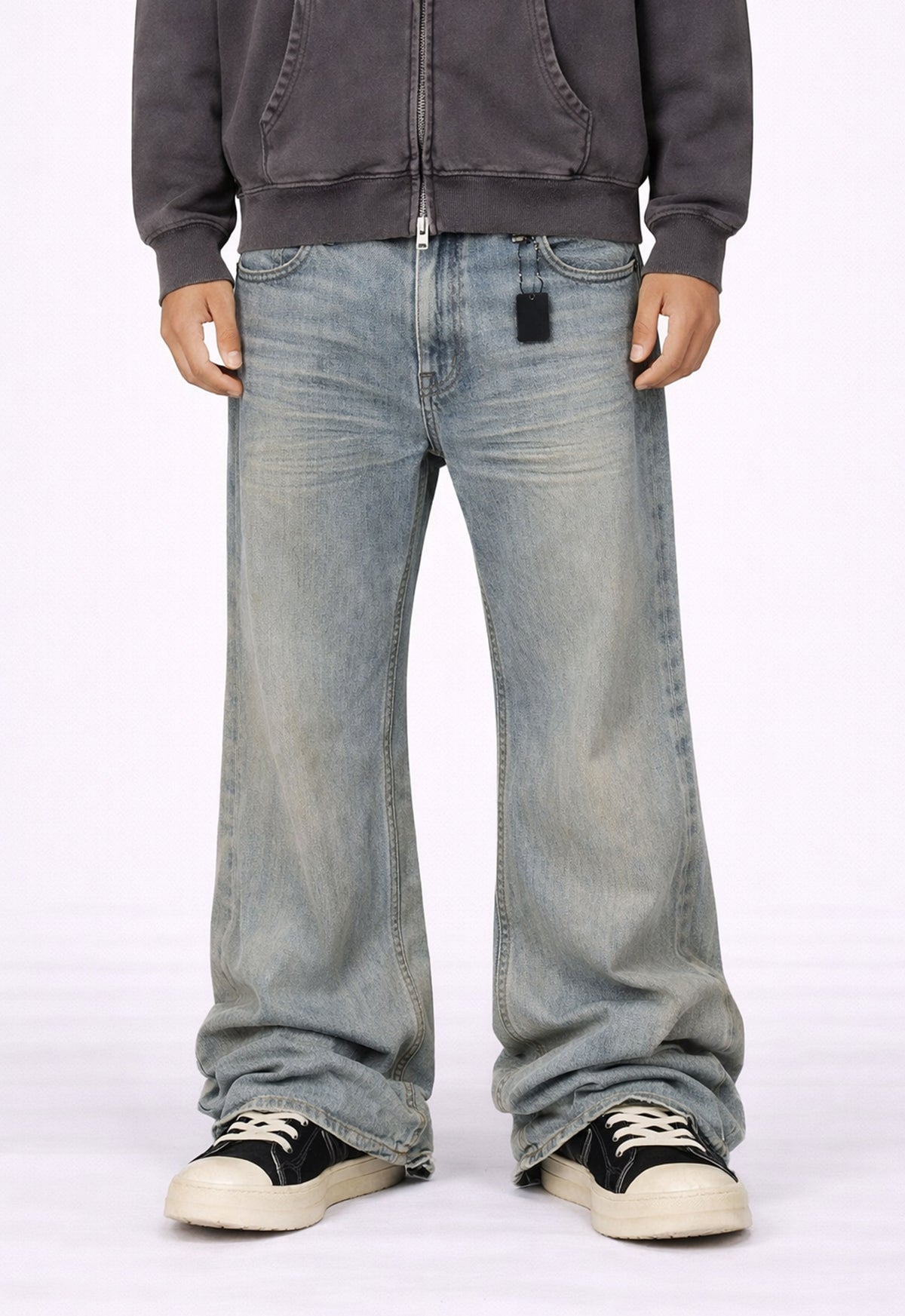WIDEBOY STONE FLARE DENIM