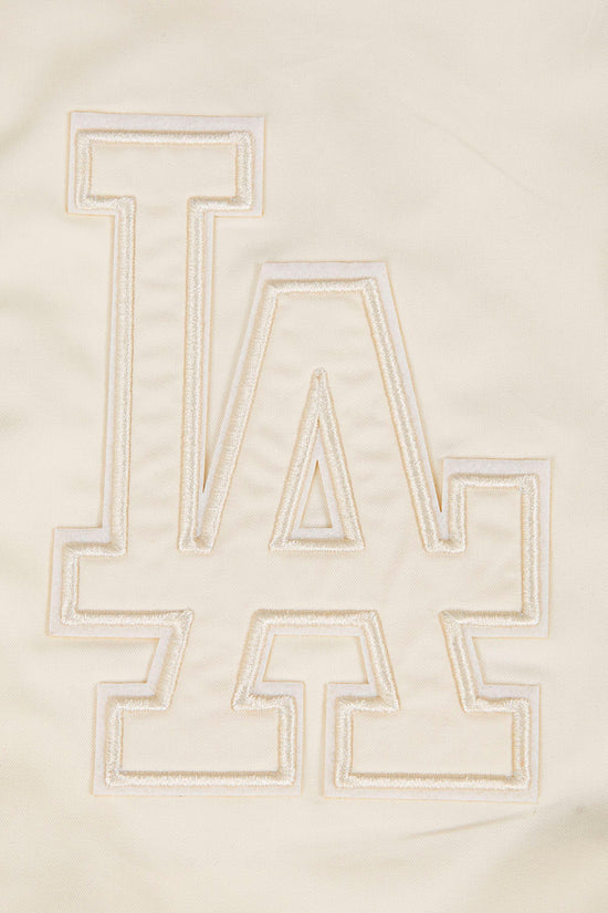 Pro Standard Los Angeles Dodgers Neutral Twill Jacket - Eggshell