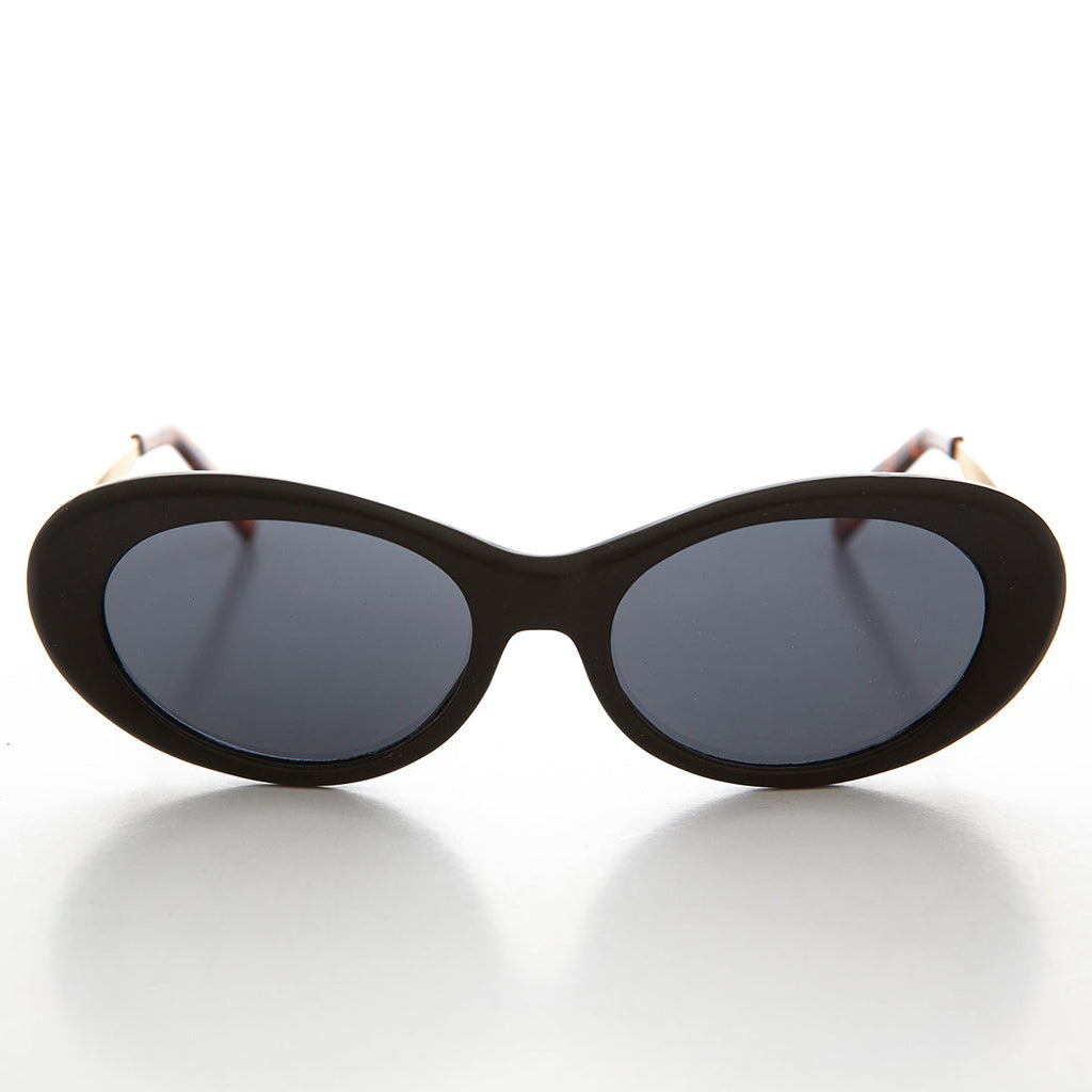 Oval Mod Punk Cateye 90s Vintage Sunglass - Loretta