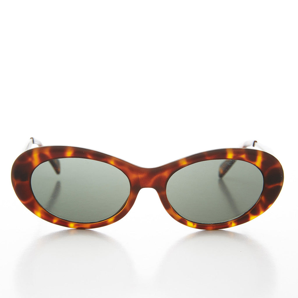 Oval Mod Punk Cateye 90s Vintage Sunglass - Loretta