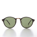 Classic Round Pantos Vintage Sunglass with Metal Bridge - Luca