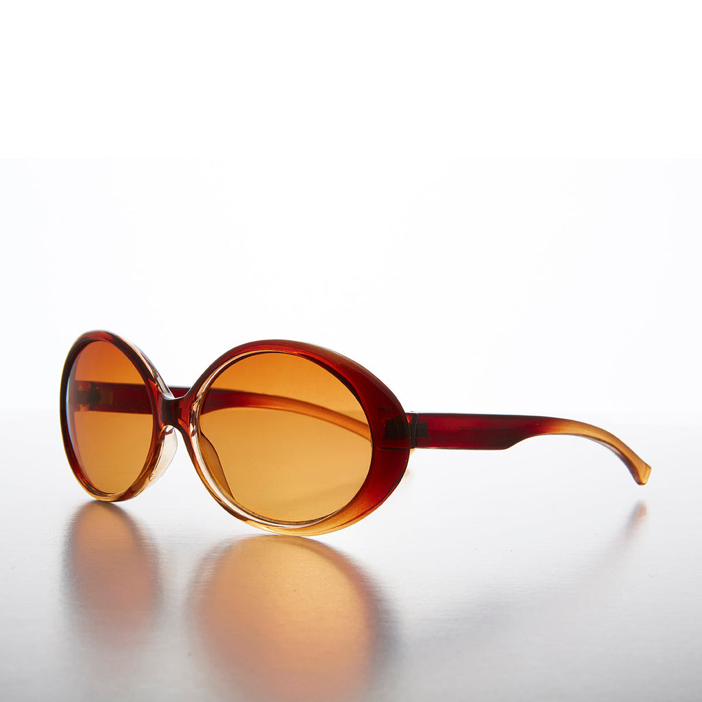Oval Colorful 90s Mod Deadstock Sunglass - Mindy