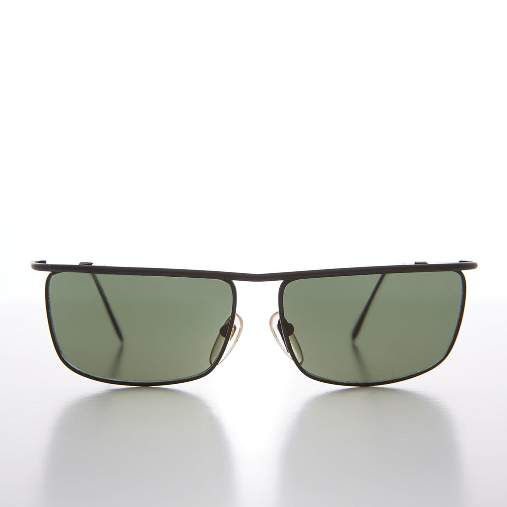 Minimalistic Rectangle Vintage 90s Sunglasses - Moto