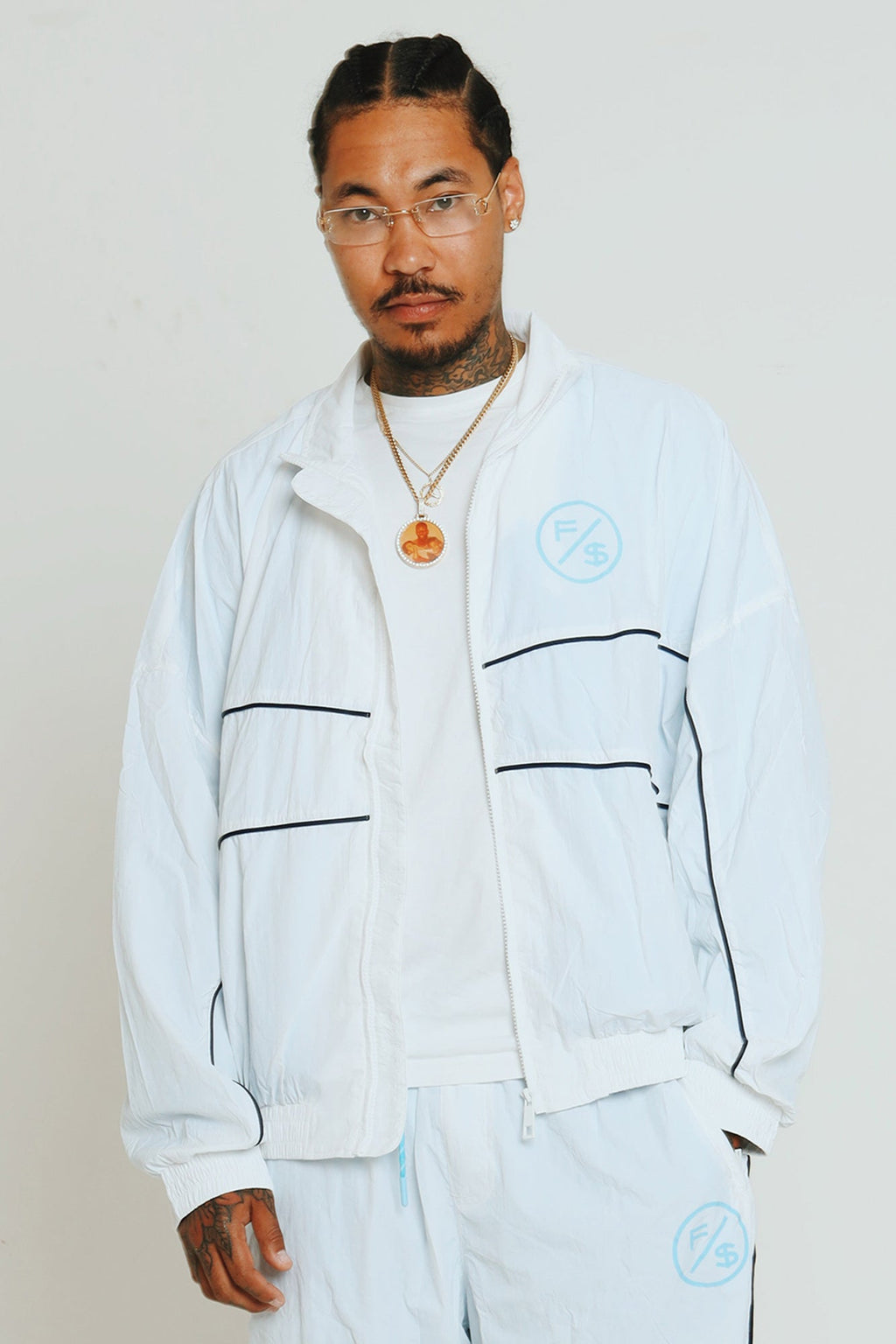 Lightweight Utility Windbreaker Jacket – Full Zip Streetwear Track Jacket