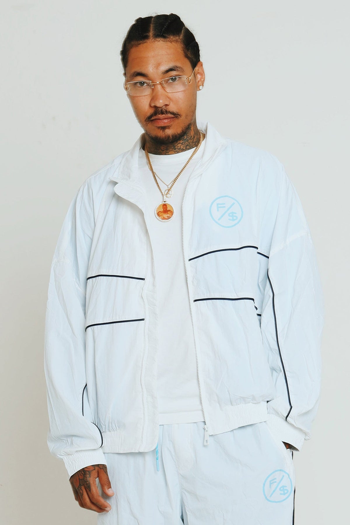 Lightweight Utility Windbreaker Jacket – Full Zip Streetwear Track Jacket