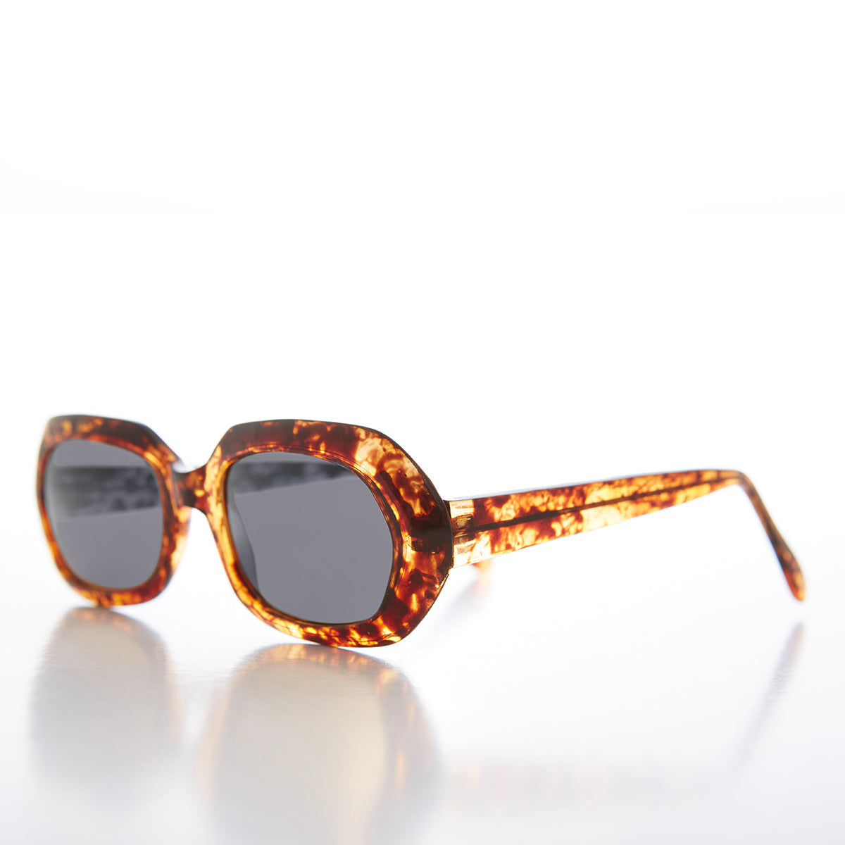Hexagon Mod Vintage Sunglasses - Nadine