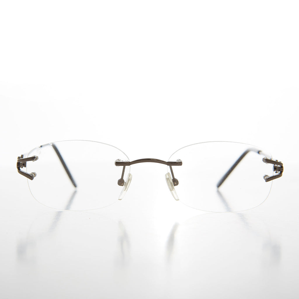 Rimless Readers with Metal Temples - Nicky