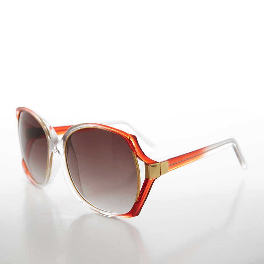 Large Square Women's Vintage Sunglasses - Nicole