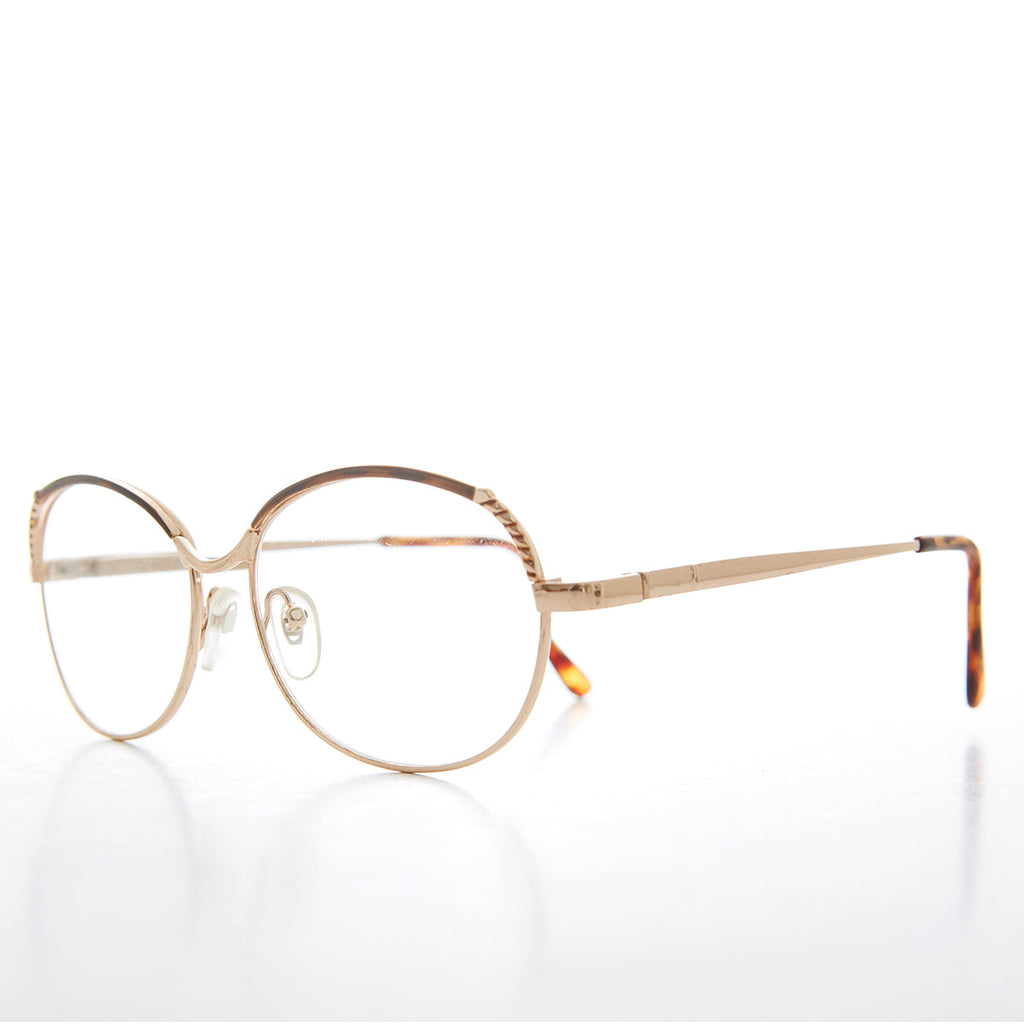 Gold Round Women's Readers - Nichole