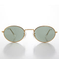 Oval Metallic Frame Vintage 90s Sunglass -Norris