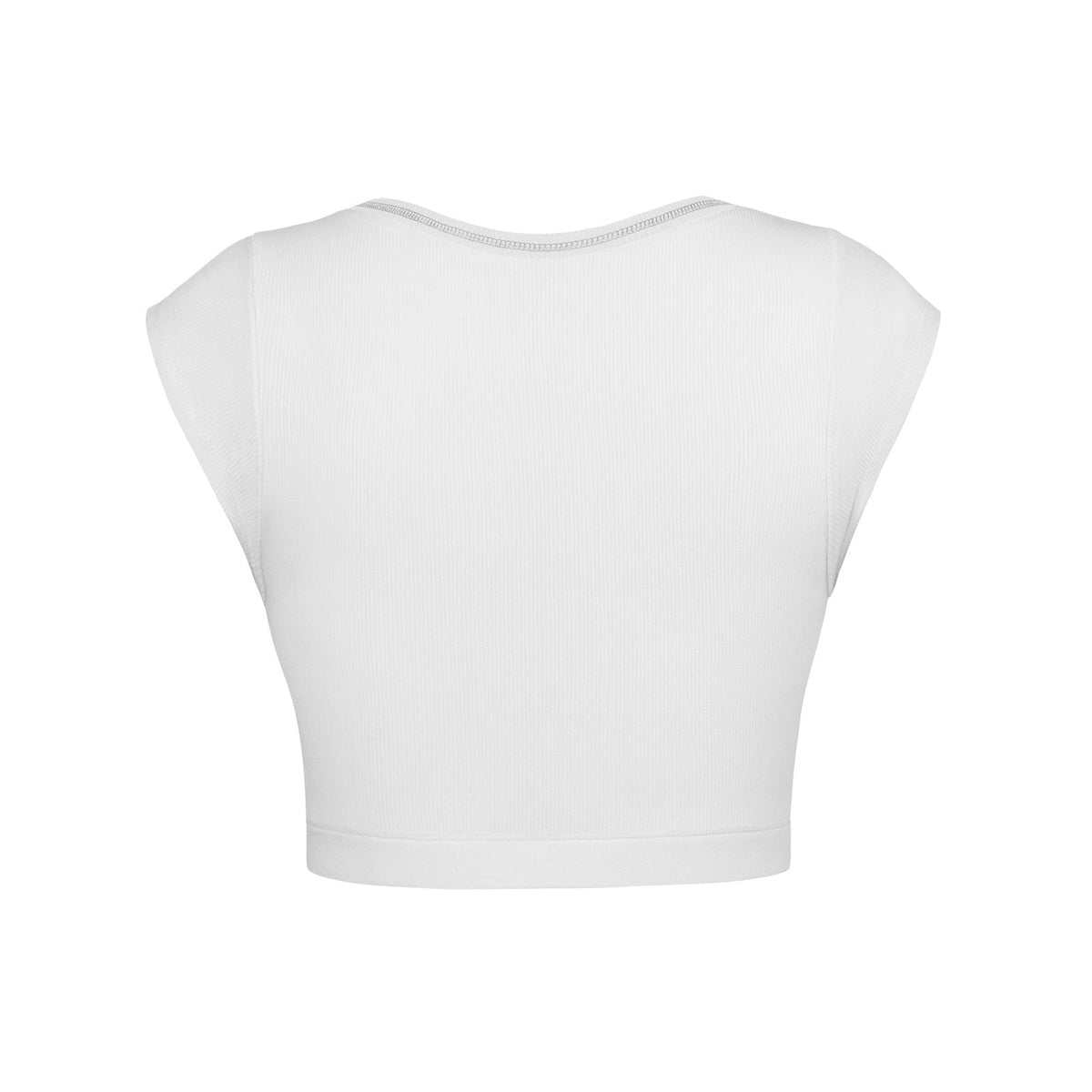 Slim Fit Ultra Short Sexy Spicy Girls Top Knitted Thread T-shirt