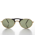 Small Oval Combination Frame Vintage Sunglasses - Orpheus